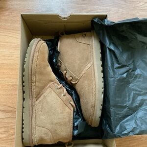Tan Suede Men's Boots